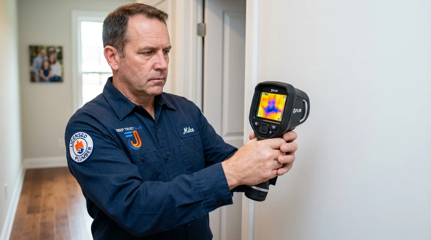 Thermal imaging leak detection by Johns Plumbing LLC in Port Richey